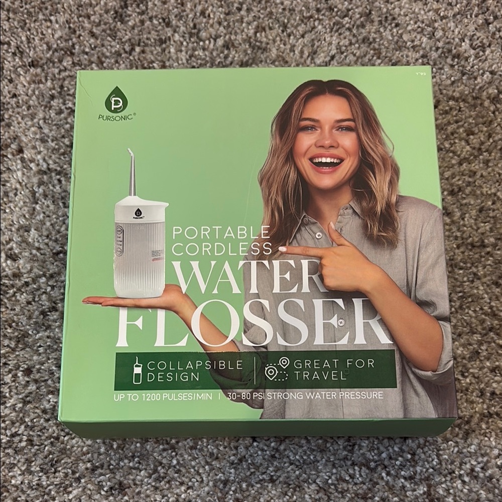 Pursonic Portable Cordless Water Flosser - Green